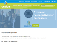 Tablet Screenshot of oxilion.nl